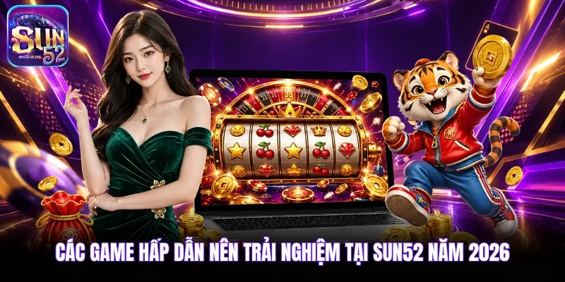 Các game hấp dẫn nên trải nghiệm tại Sun52 năm 2026